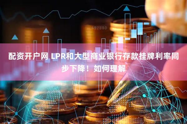 配资开户网 LPR和大型商业银行存款挂牌利率同步下降！如何理解